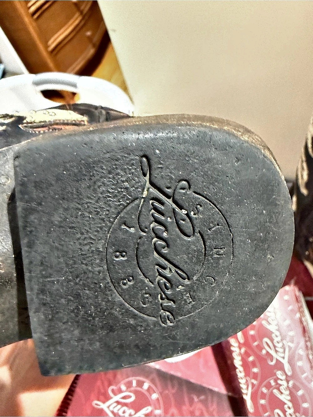 Lucchese Western Leather Boots US 8 B - Picture 7 of 7